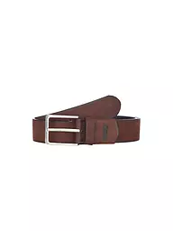 EUREX | Cintura in pelle | Marrone