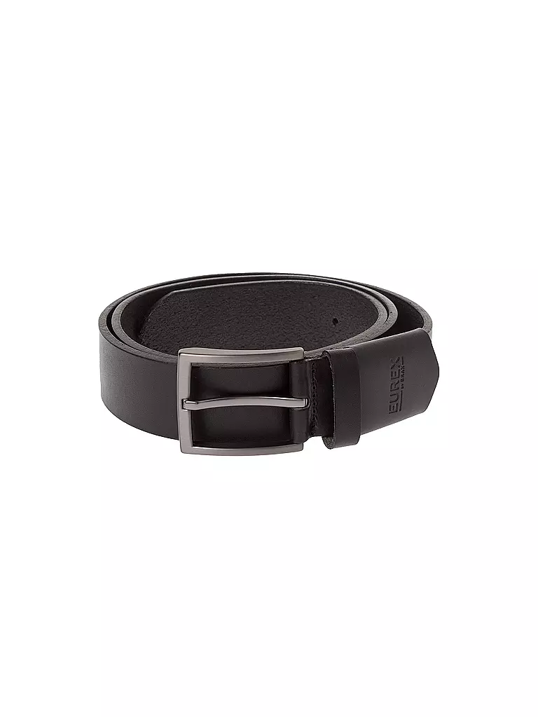 EUREX | Cintura in pelle | Nero