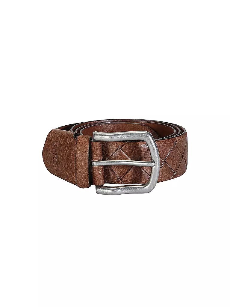 EUREX | Cintura in pelle | Cammello