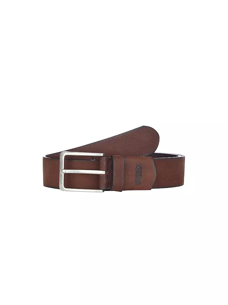 EUREX | Cintura in pelle | Marrone