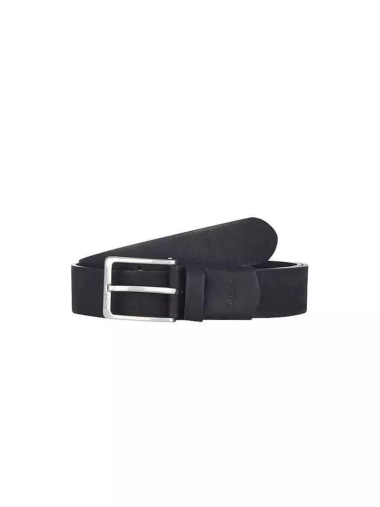 EUREX | Cintura in pelle | Nero