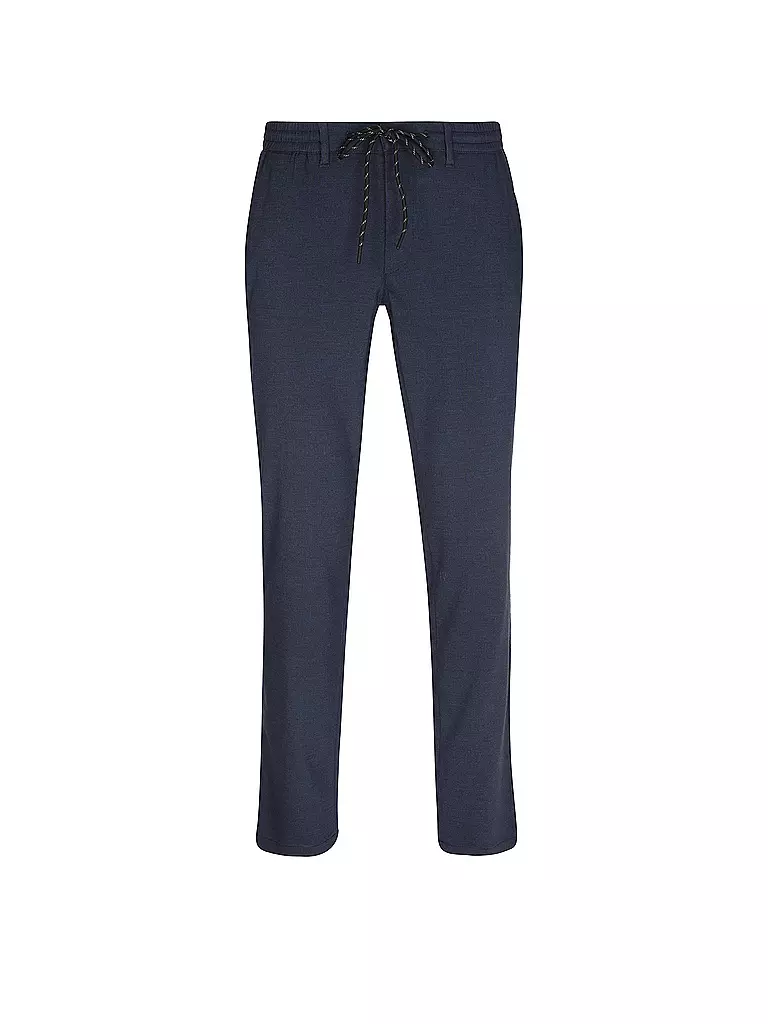EUREX | Pantaloni di lino TILL | Blu scuro