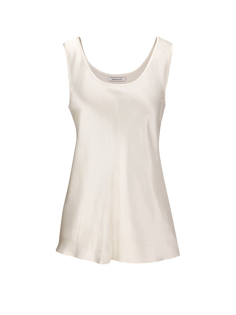 Eva Bitzer Top di seta crema 36