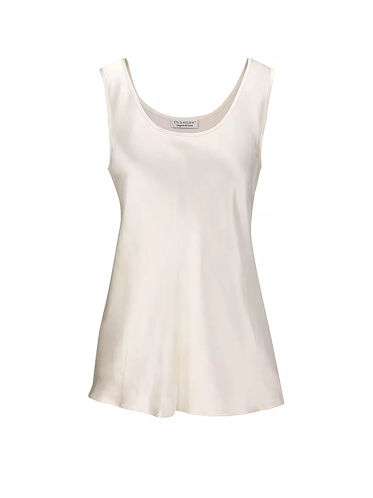 EVA BITZER | Top di seta | Crema