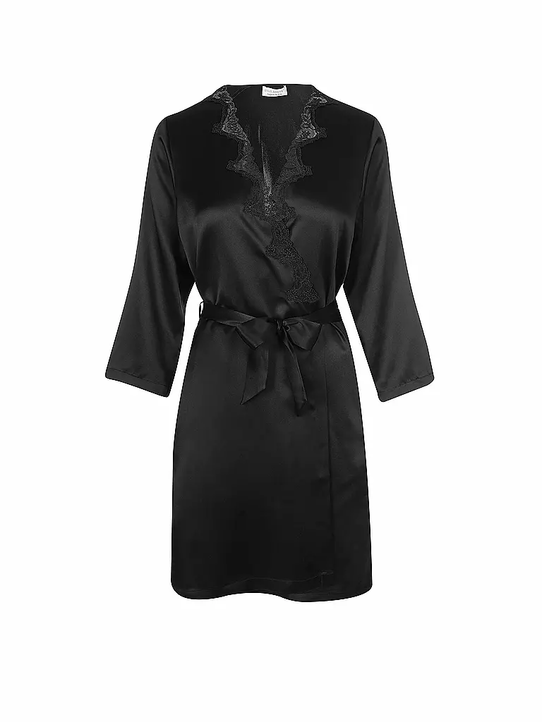 EVA BITZER | Vestaglia di seta | Nero