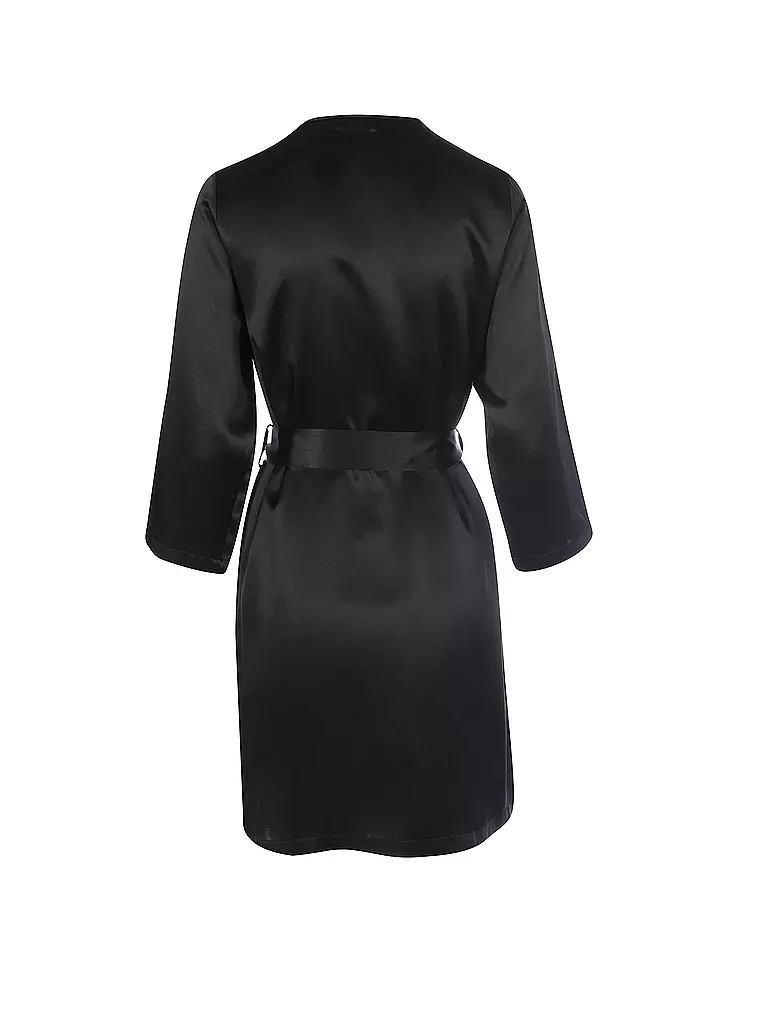 EVA BITZER | Vestaglia di seta | Nero