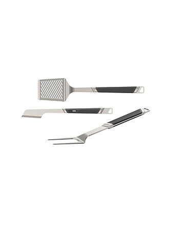 EVERDURE BY HESTON BLUMENTHAL | Set di posate da barbecue Premium, 3 pezzi, L, acciaio/opaco