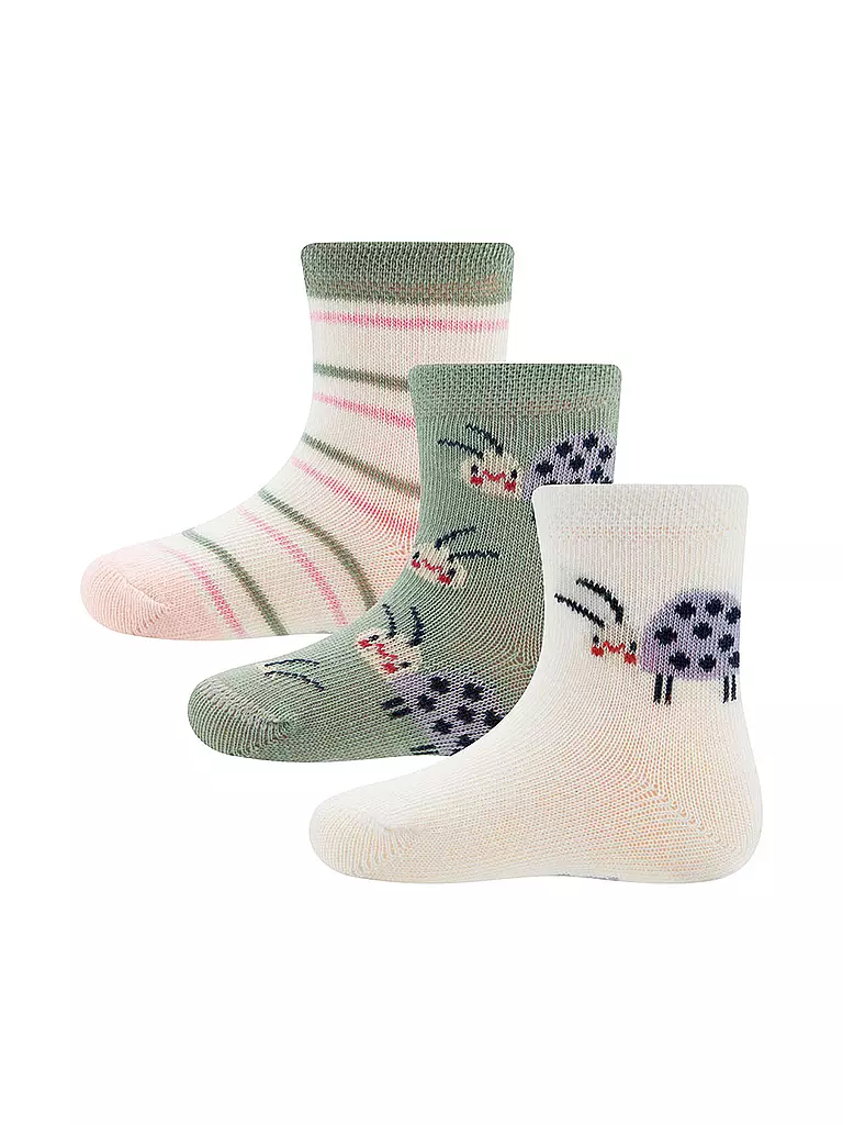 EWERS | Calzini da bambina confezione da 3 | Verde chiaro