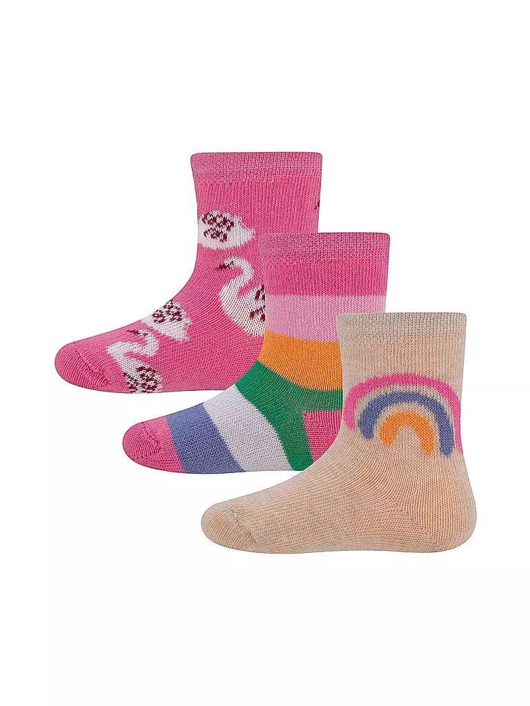 EWERS | Calzini da neonato, confezione da 3, rosa | Fucsia