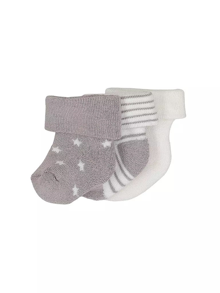 EWERS | Calzini neonato confezione da 3 pz. latte/argento | Crema