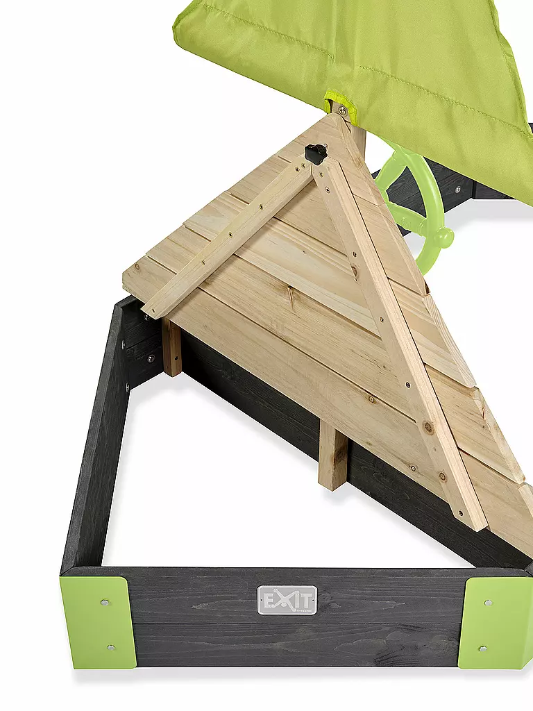 EXIT TOYS | Aksent Sabbiera in legno a forma di barca 190x90 cm |