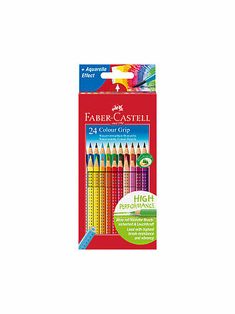 FABER-CASTELL | Colour Grip Pastelli colorati, astuccio di cartone da 24