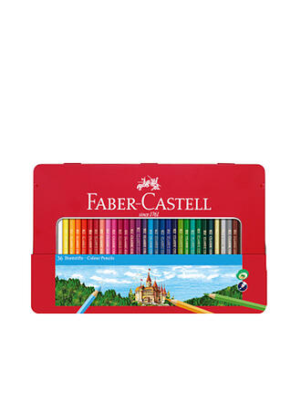 FABER-CASTELL | Classic Colour Pastelli colorati, astuccio in metallo da 36