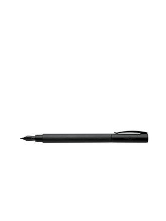 FABER-CASTELL | Penna stilografica Ambition All Black, larghezza pennino B, nero