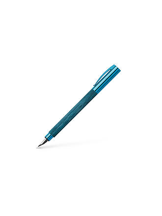 FABER-CASTELL | Penna stilografica AMBITION BLUE WOOD M