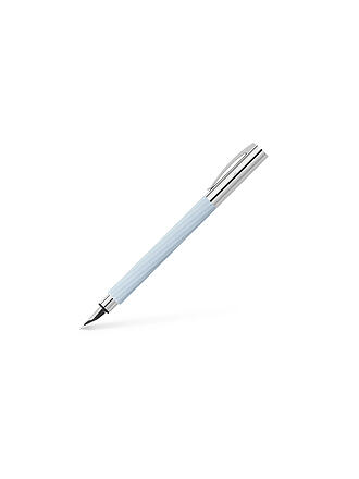 FABER-CASTELL | Penna stilografica AMBITION ITALIC ICE BLUE F