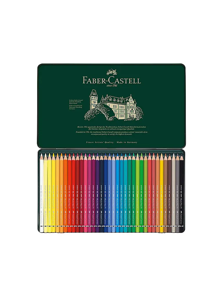 FABER-CASTELL | Albrecht Dürer Aquarellstift 36er Metalletui | Verde scuro
