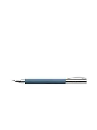 FABER-CASTELL | Ambition Penna stilografica in resina pregiata, larghezza pennino F | Blu