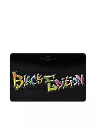 FABER-CASTELL | Black Edition Pastelli colorati 36 pz. Astuccio in metallo | Nero