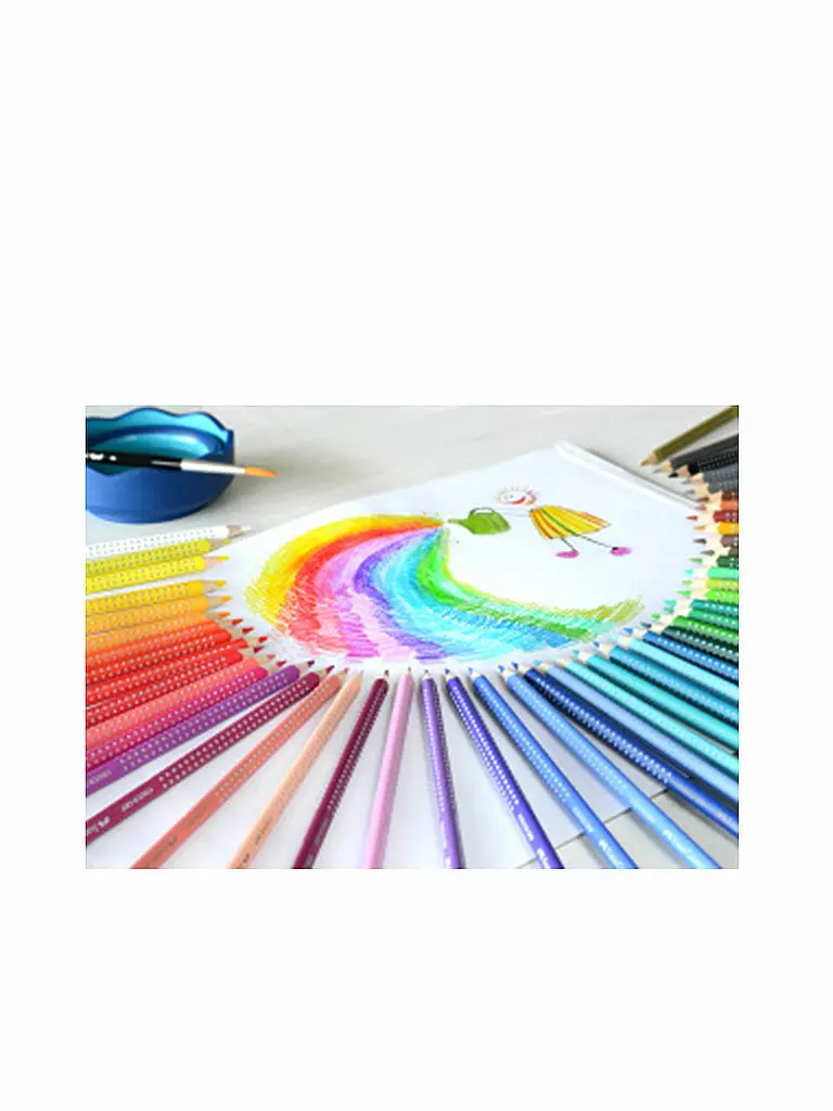 FABER-CASTELL | Colour Grip Matite colorate, astuccio in cartone da 48 | 
