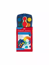 FABER-CASTELL | Connector Tavolozza di colori a tempera, blu, 12 colori più bianco coprente | Senza colore