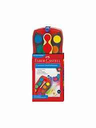 FABER-CASTELL | Connector Tavolozza di colori a tempera, rosso, 12 colori | Senza colore