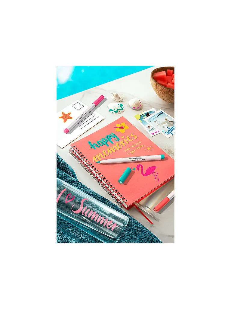 FABER-CASTELL | Gofa Kreativmarker Set da 6 Holiday | 