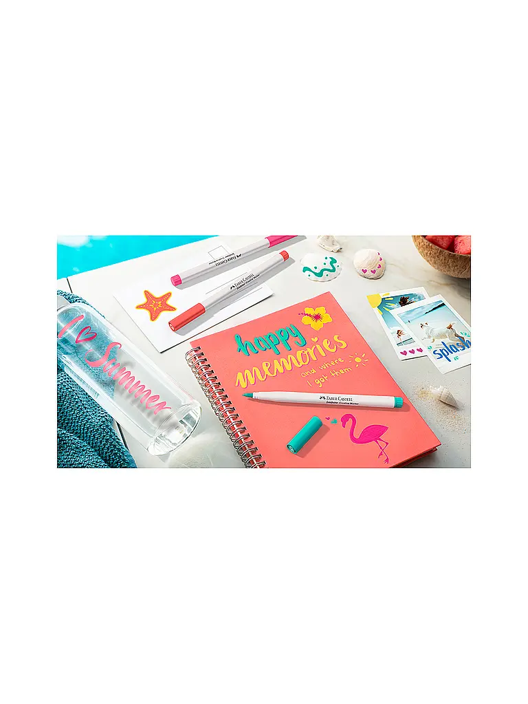 FABER-CASTELL | Gofa Kreativmarker Set da 6 Holiday | 