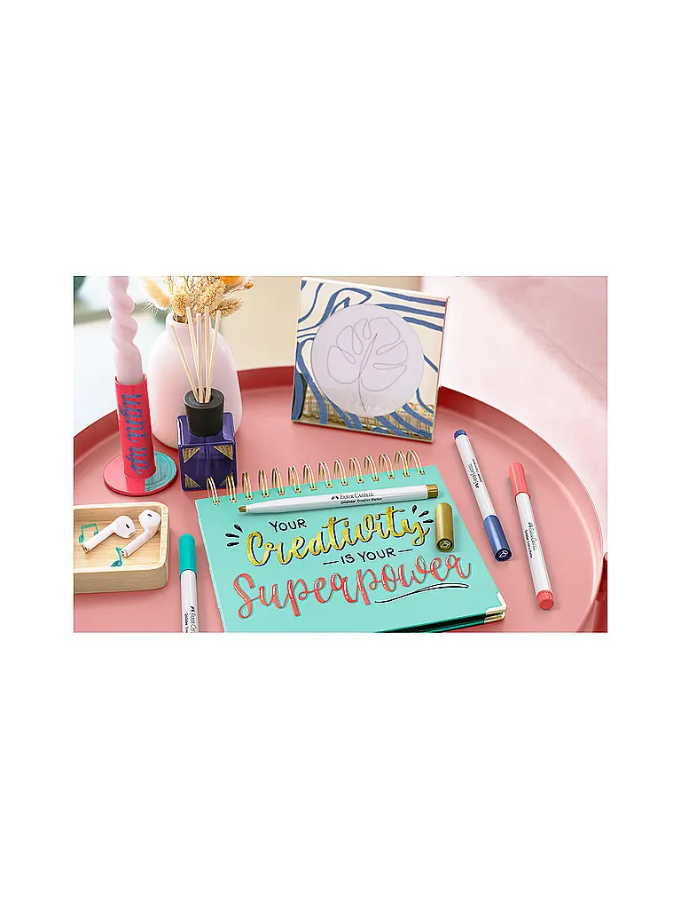 FABER-CASTELL | Gofa Pennarelli Creativi Set da 6 Calli | 