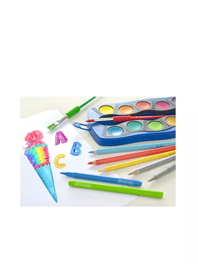 FABER-CASTELL | Grip Pennarelli, confezione da 30 | 
