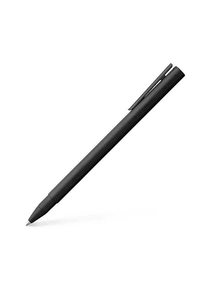 FABER-CASTELL | Neo Slim Penna Roller in Metallo Nera | Nero
