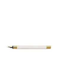 FABER-CASTELL | Neo Slim Penna stilografica, punta media, oro marshmallow | Bianco