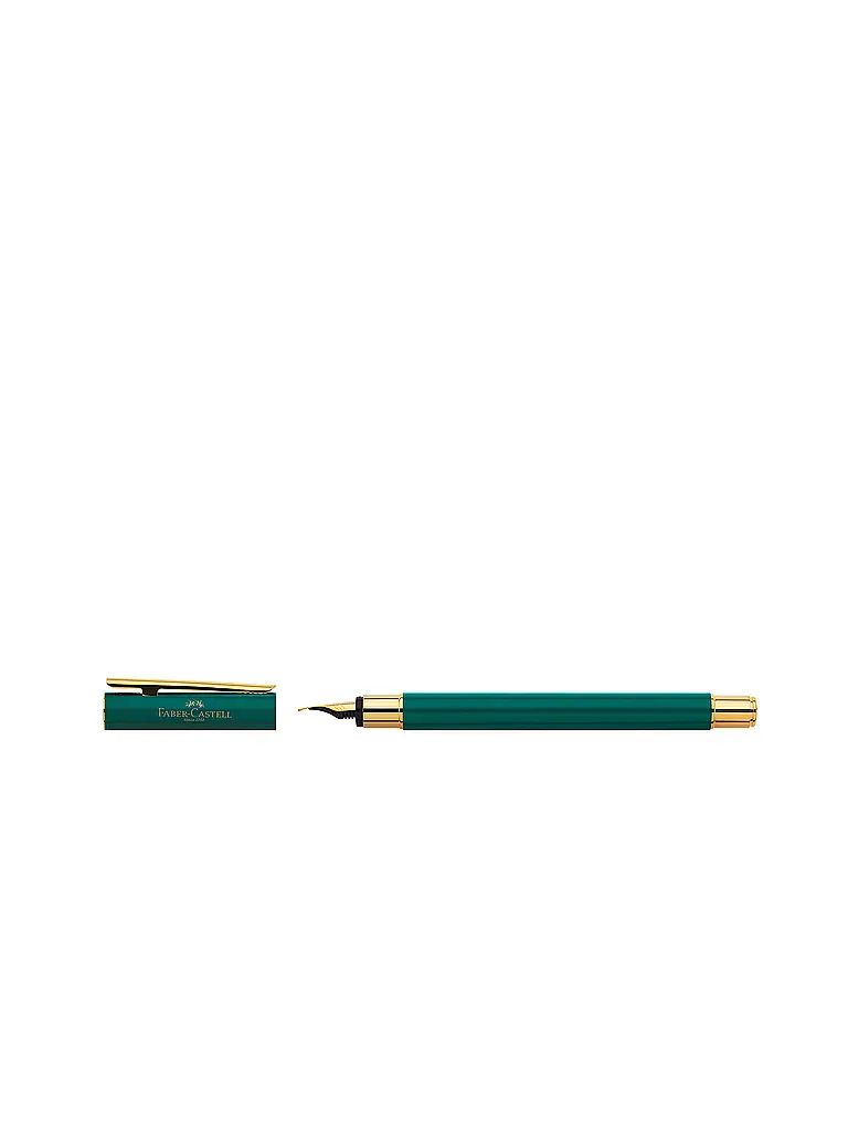 FABER-CASTELL | Neo Slim Penna stilografica con punta F, oro rainforestM | Oro