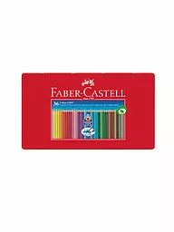 FABER-CASTELL | Pastelli Colour Grip, set da 36 in astuccio di metallo | Senza colore