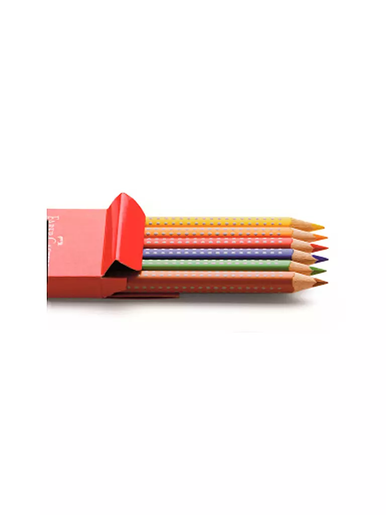 FABER-CASTELL | Pastello Jumbo Grip, astuccio di cartone da 6 | Senza colore