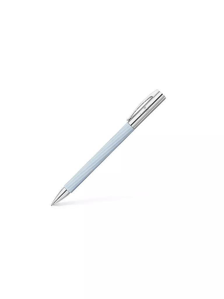 FABER-CASTELL | Penna a sfera a rotazione AMBITION ITALIC ICE BLUE | Senza colore