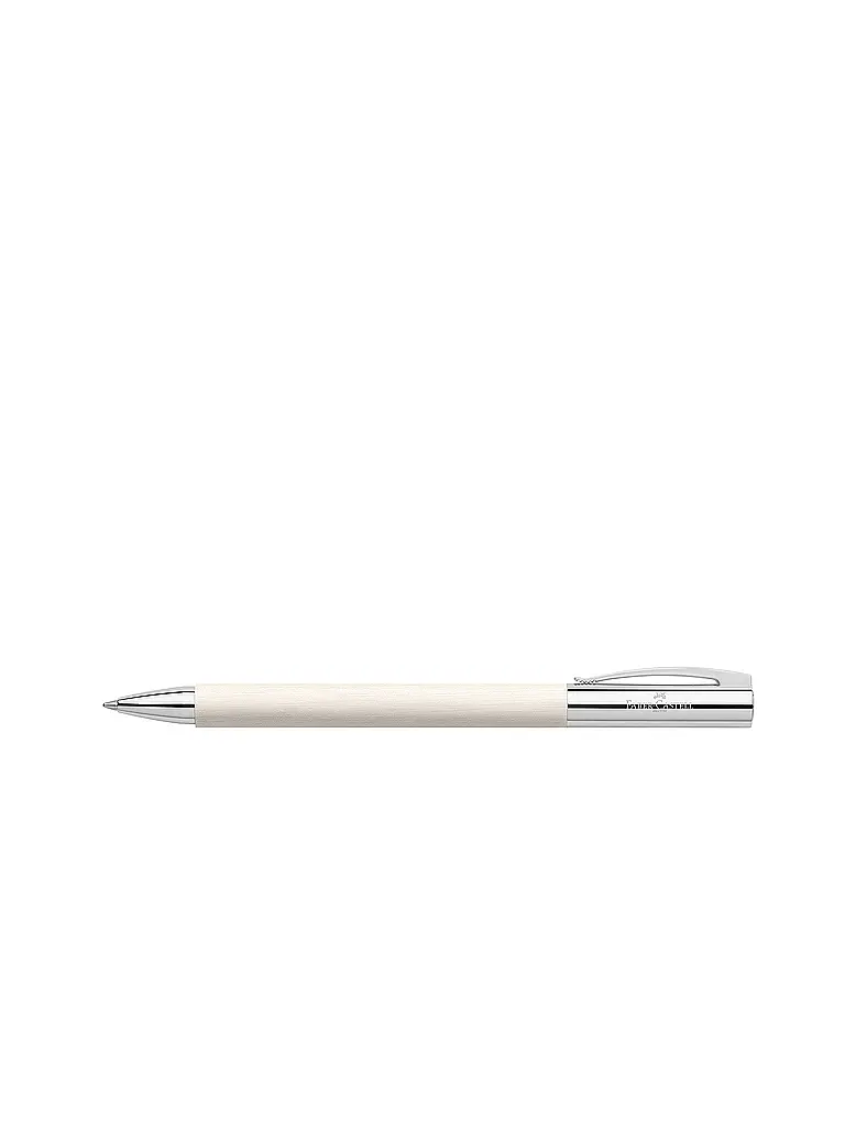 FABER-CASTELL | Penna a sfera Ambition in resina pregiata | Bianco