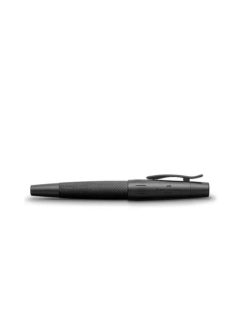 FABER-CASTELL | Penna stilografica "E-Motion" (pure black) M | Senza colore