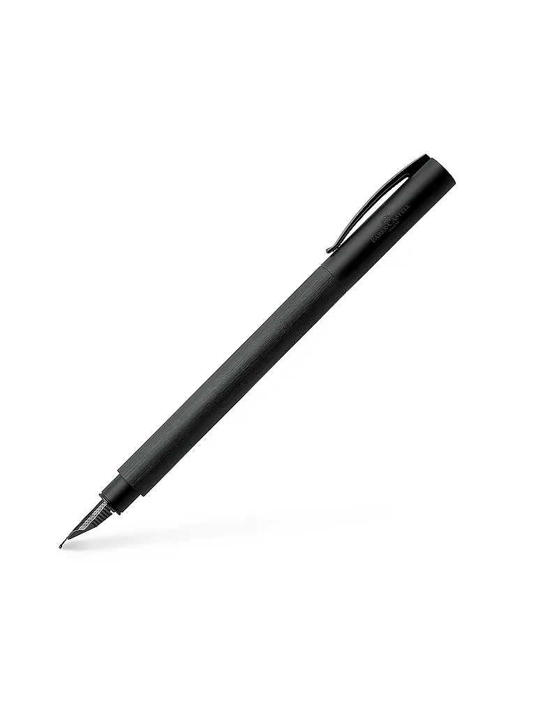 FABER-CASTELL | Penna stilografica Ambition All Black, larghezza pennino B, nero | Nero