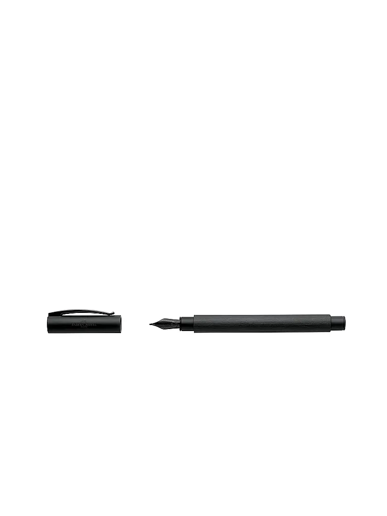 FABER-CASTELL | Penna stilografica Ambition All Black, larghezza pennino B, nero | Nero