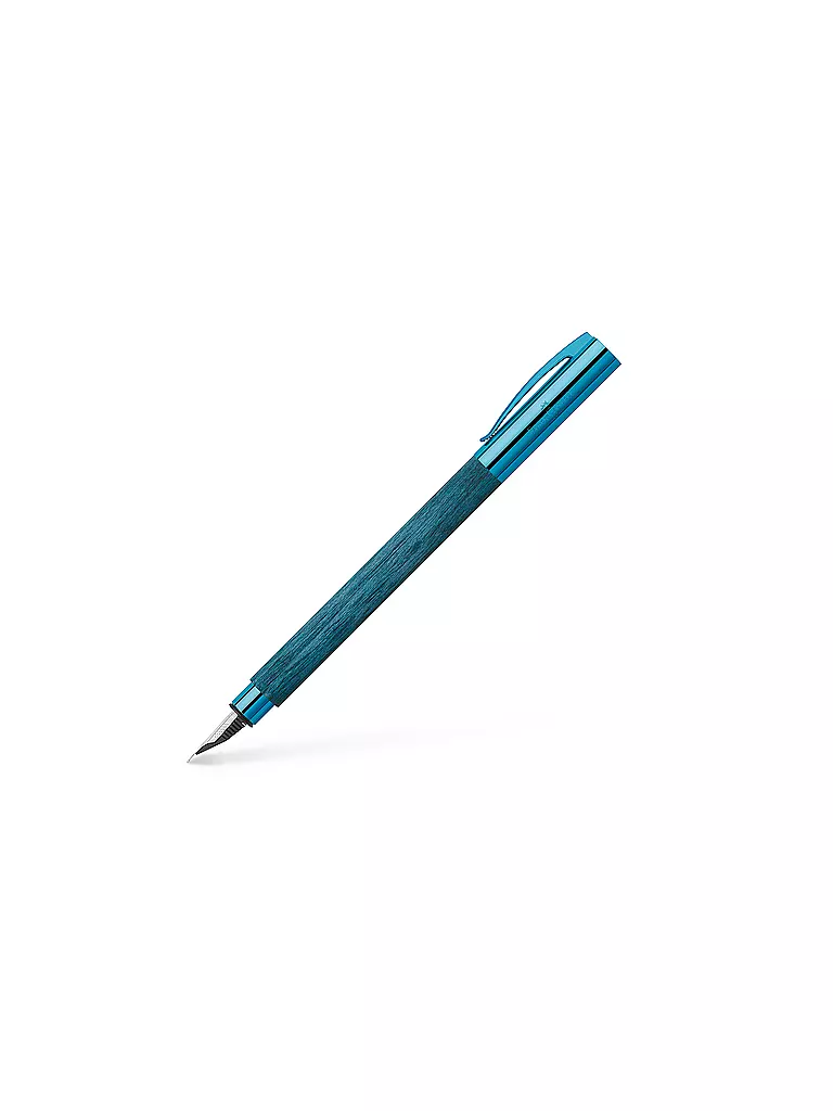 FABER-CASTELL | Penna stilografica AMBITION BLUE WOOD M | Blu