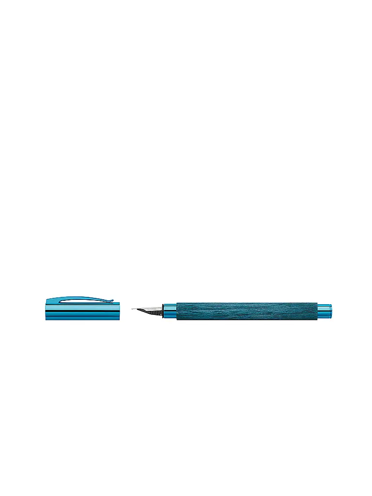 FABER-CASTELL | Penna stilografica AMBITION BLUE WOOD M | 