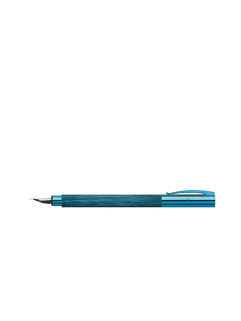 FABER-CASTELL | Penna stilografica AMBITION BLUE WOOD M | 