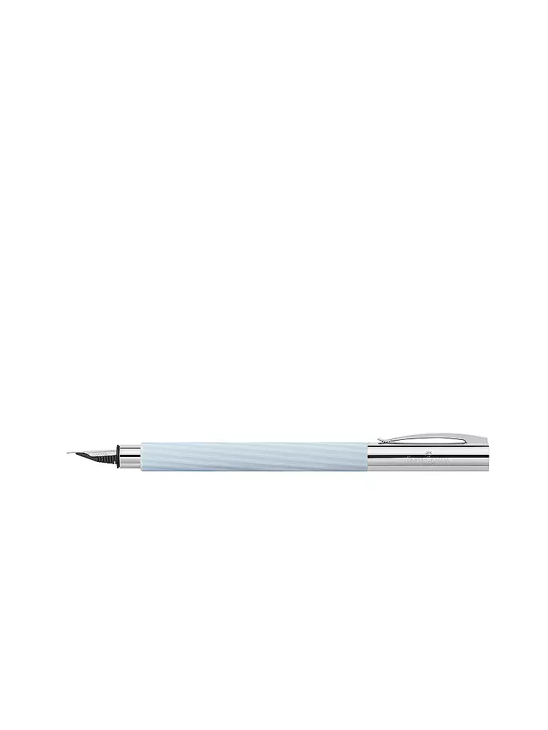 FABER-CASTELL | Penna stilografica AMBITION ITALIC ICE BLUE M | Senza colore