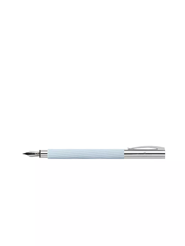 FABER-CASTELL | Penna stilografica AMBITION ITALIC ICE BLUE M | Senza colore