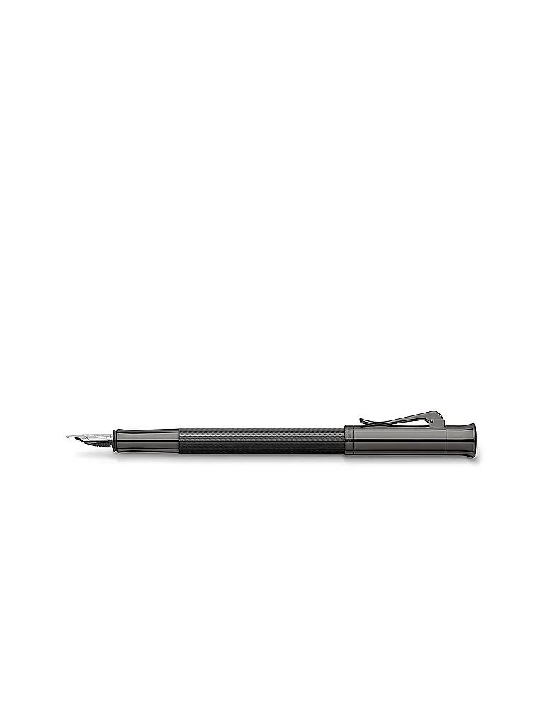 FABER-CASTELL | Penna stilografica Guilloche Black Edition, M | Nero