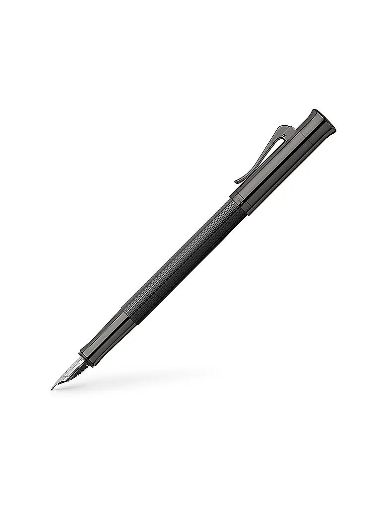 FABER-CASTELL | Penna stilografica Guilloche Black Edition, M | Nero