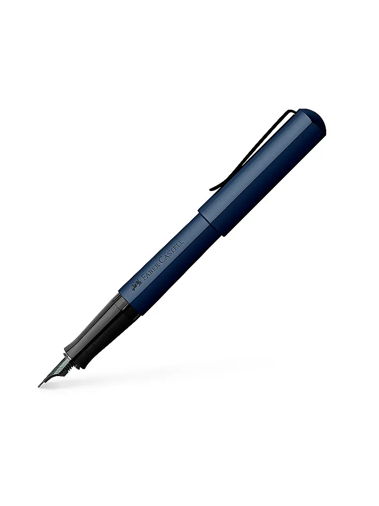 FABER-CASTELL | Penna stilografica Hexo blu tratto largo | 