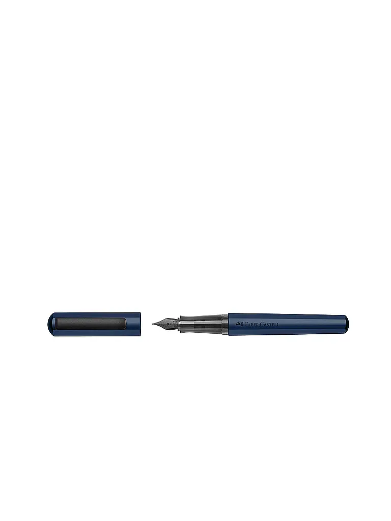 FABER-CASTELL | Penna stilografica Hexo blu tratto largo | 