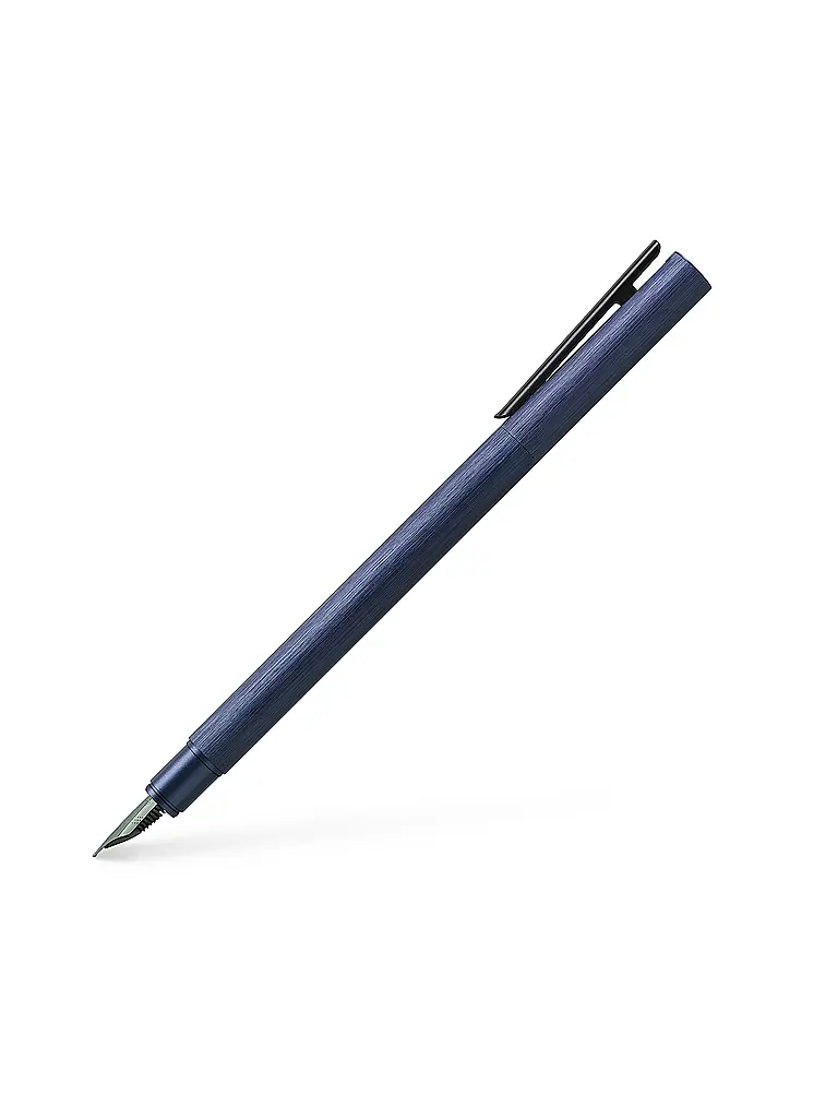 FABER-CASTELL | Penna stilografica in alluminio Neo Slim, punta F, blu scuro | Blu scuro
